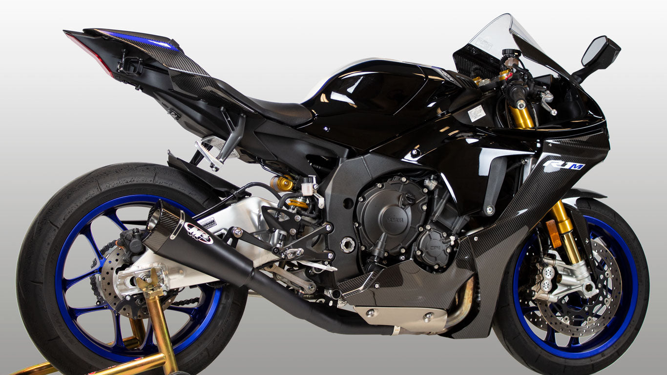 M4 Exhaust 2020 Yamaha R1 Blk RM1 CAT Eliminator
