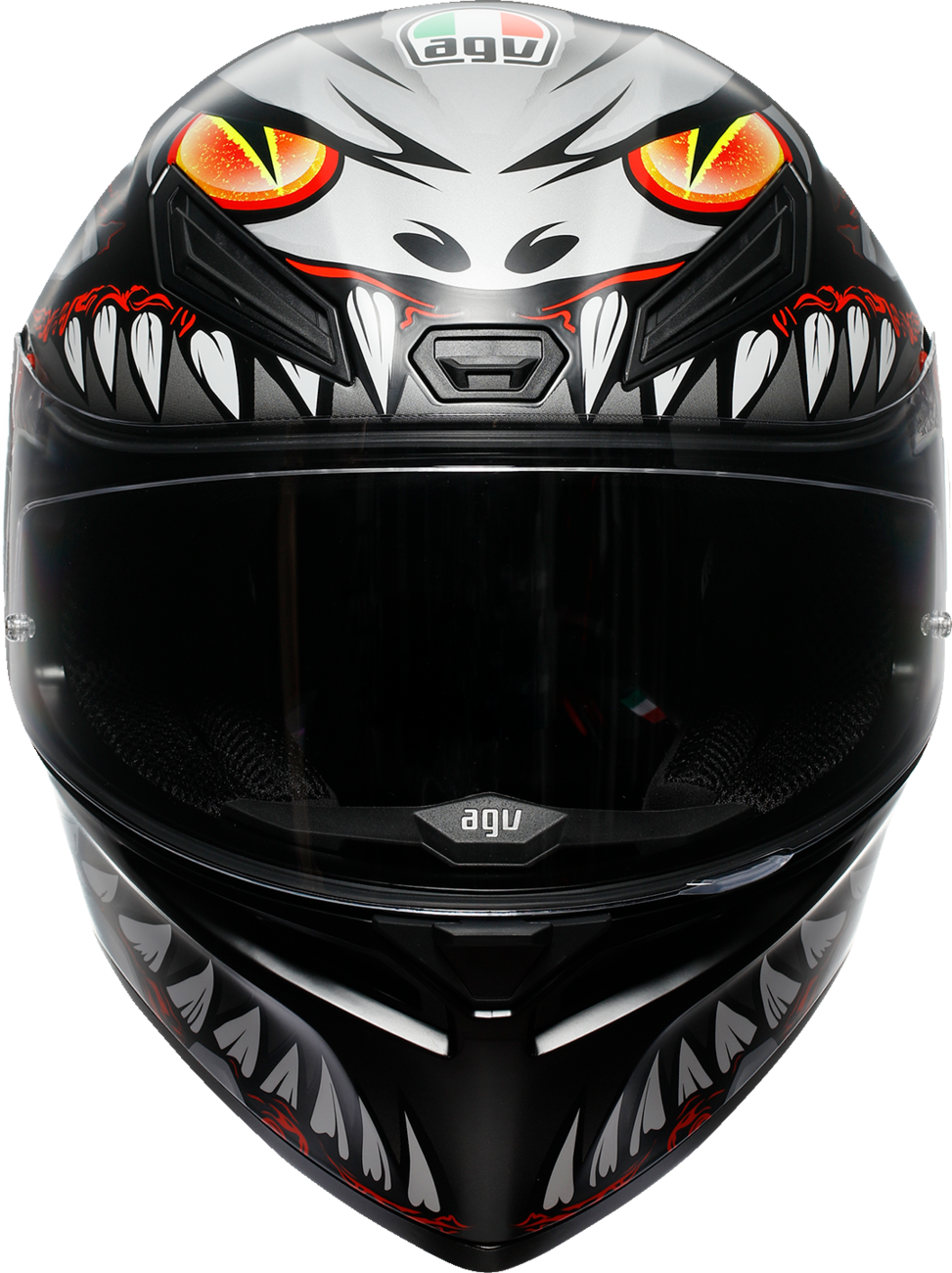 AGV K1 S Helmet - Lyzard - Matte Black/Gray/Red - Small