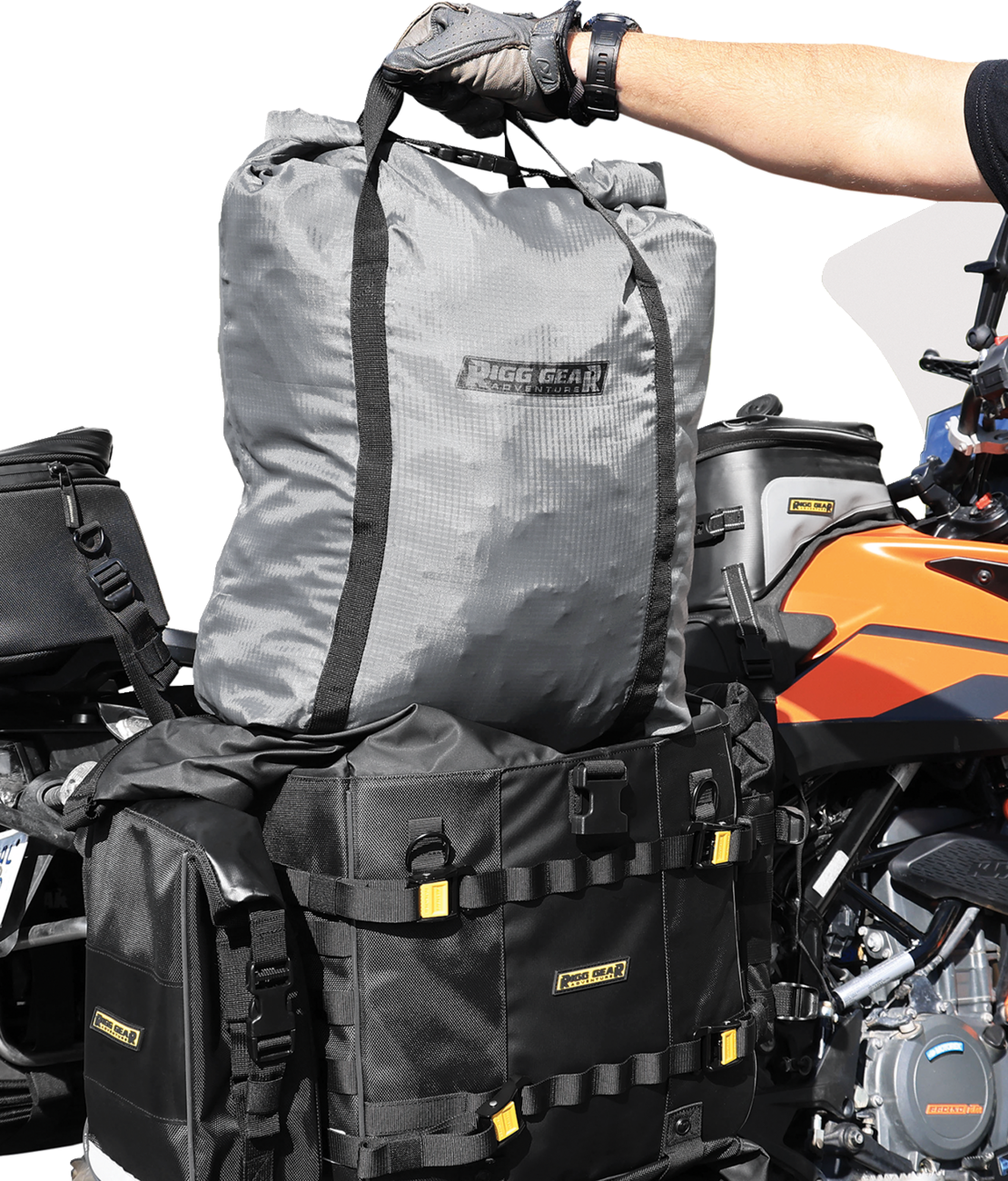 Nelson RIGG Trails End Adventure Saddlebags - Black