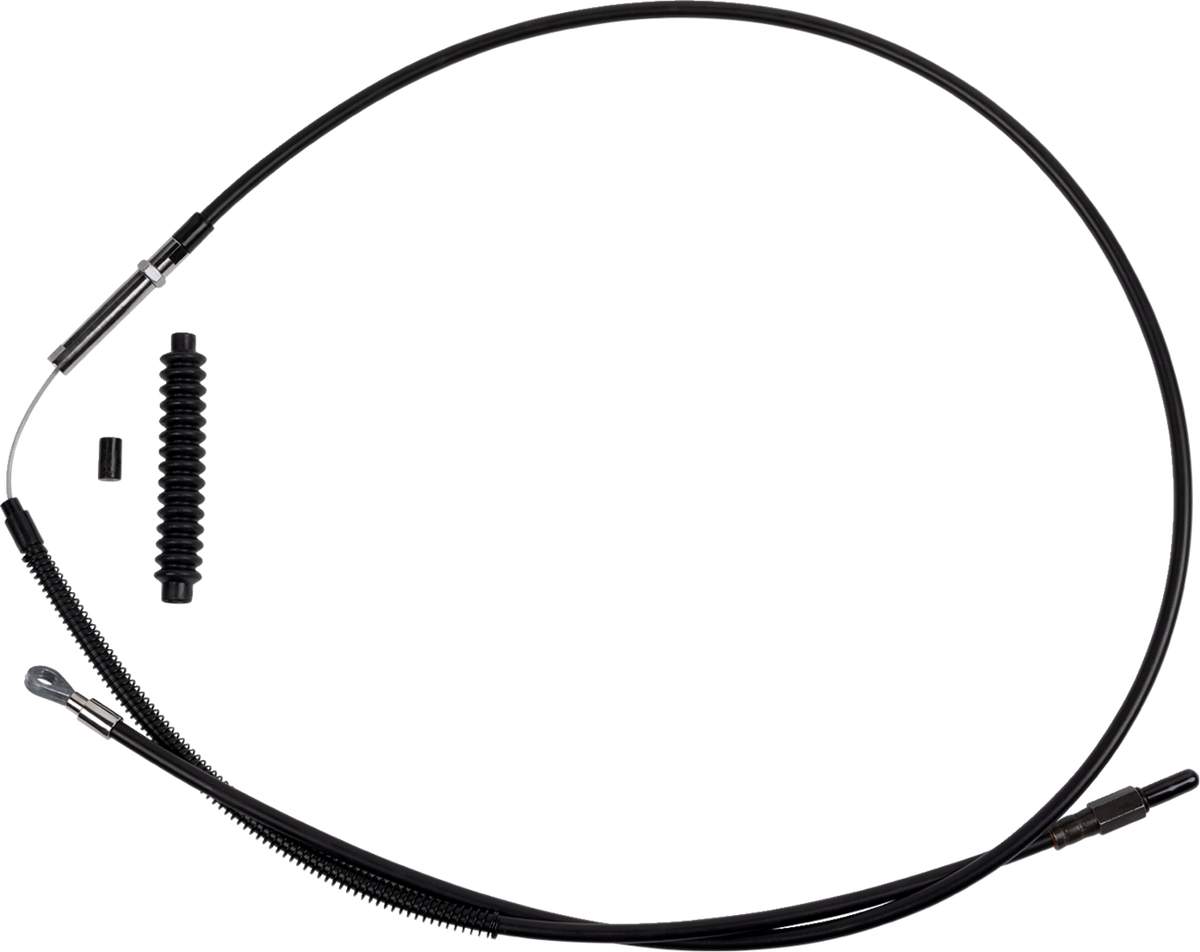 Barnett High-Efficiency Black Vinyl Clutch Cable - +8" Size