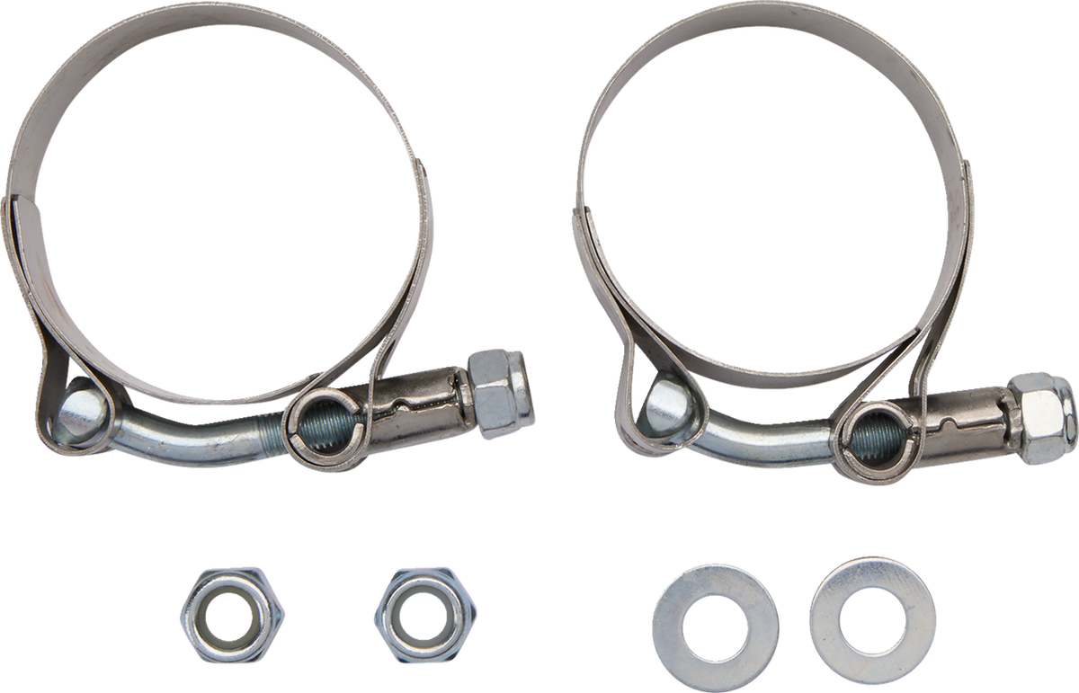 Cobra 6-Into-6 Slip-On Mufflers - Black