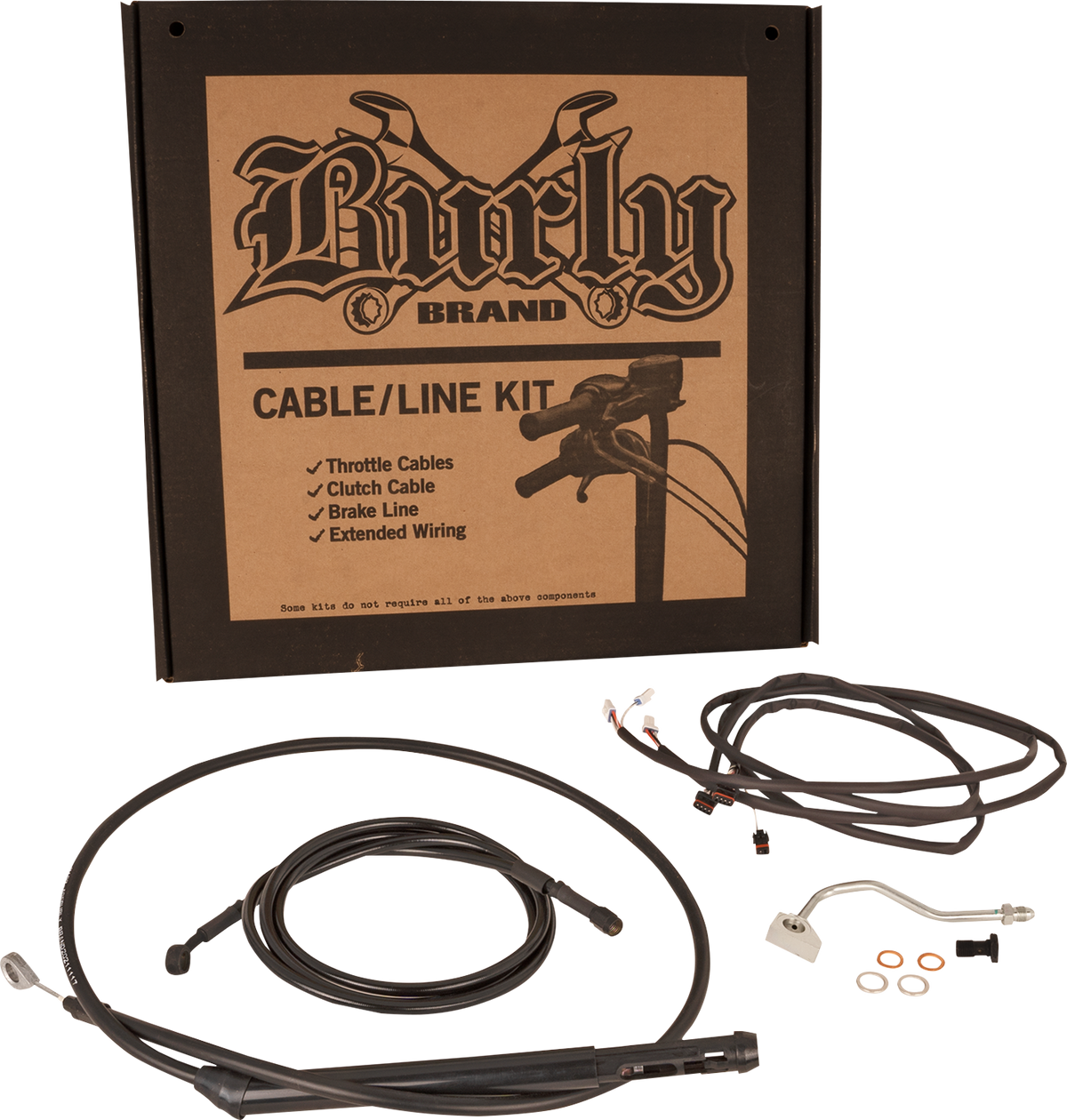 Burly Brand Touring Model Control Kit - Bagger - 15" - Black
