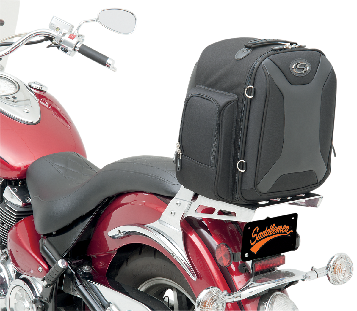 Saddlemen Sport Sissy Bar Bag - Black