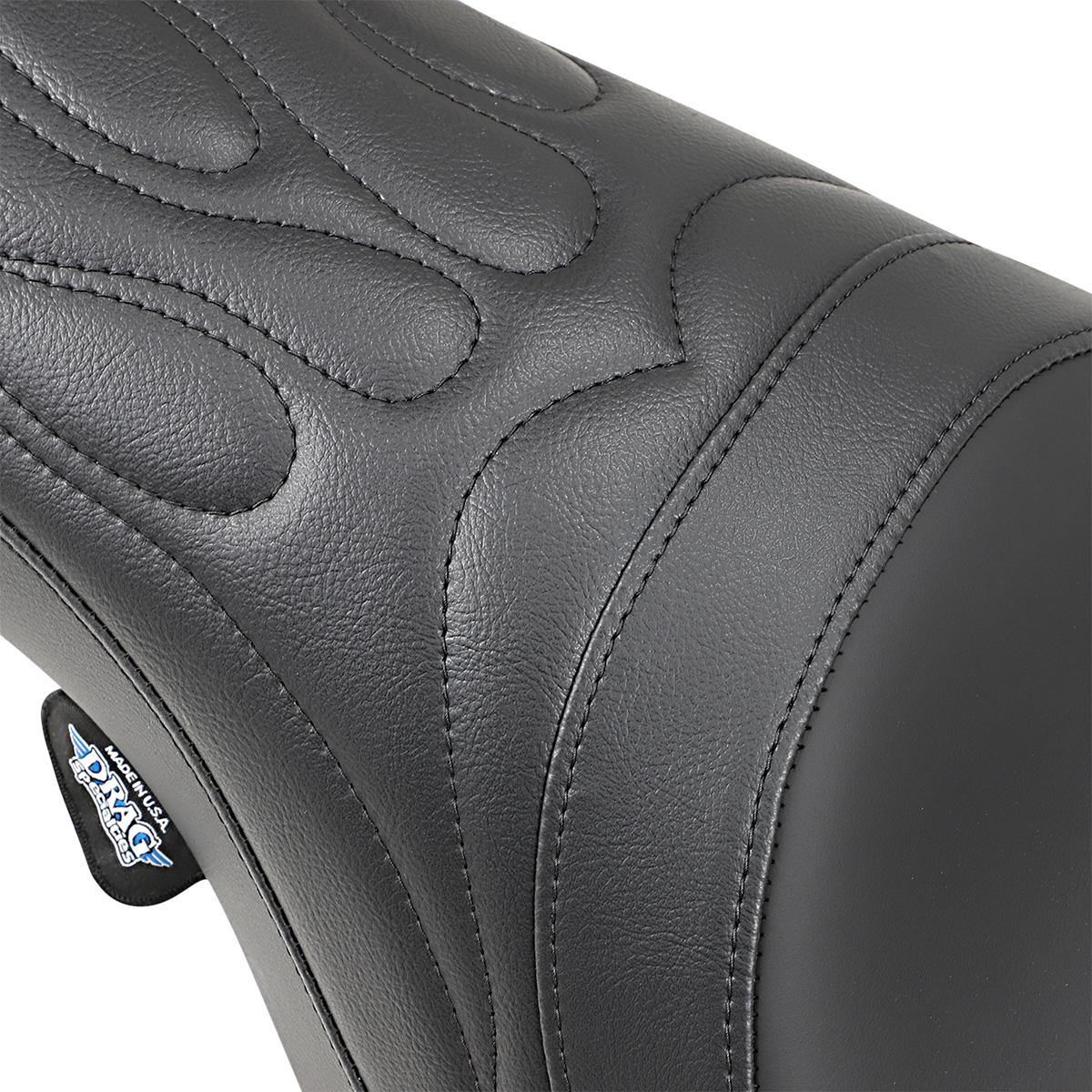 Drag Specialties Seats Predator Seat - Flame Stitched - FLHR/FLHX '97-'07