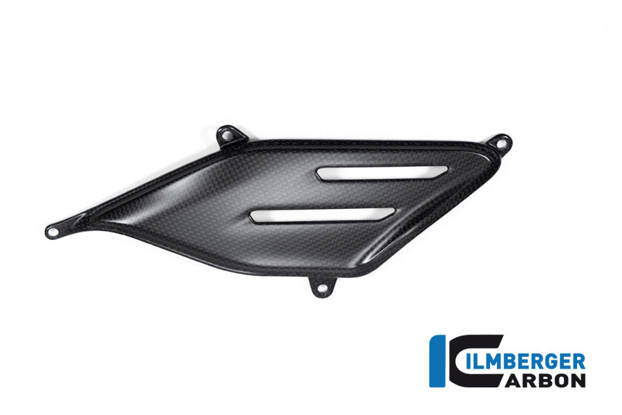 Ilmberger Carbon Panel On The Exhaust Cover On The Right Belly Pan Ducati Panigale V4 S From 2022 - Matte / Plain