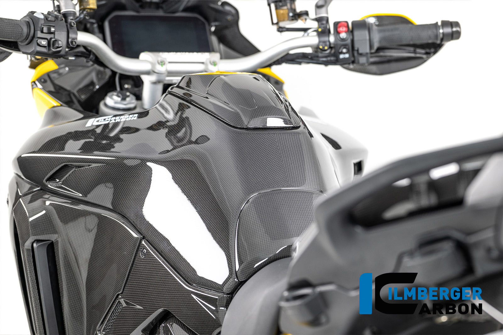 Ilmberger Carbon Tank Cover Large Version Carbon Glossy Ducati Multistrada V4 2025