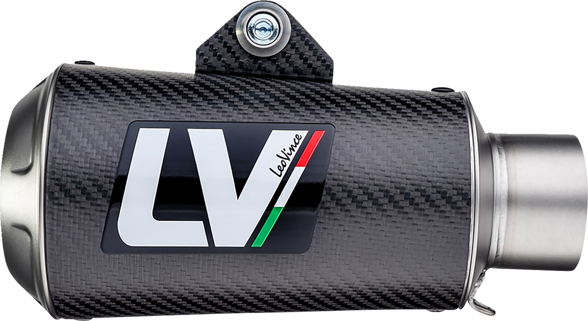 LeoVince LV-10 Slip-On Muffler - Carbon Fiber