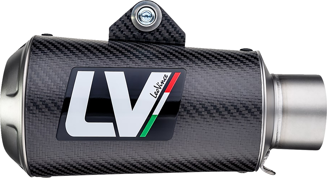 LeoVince LV-10 Slip-On Muffler - Carbon Fiber