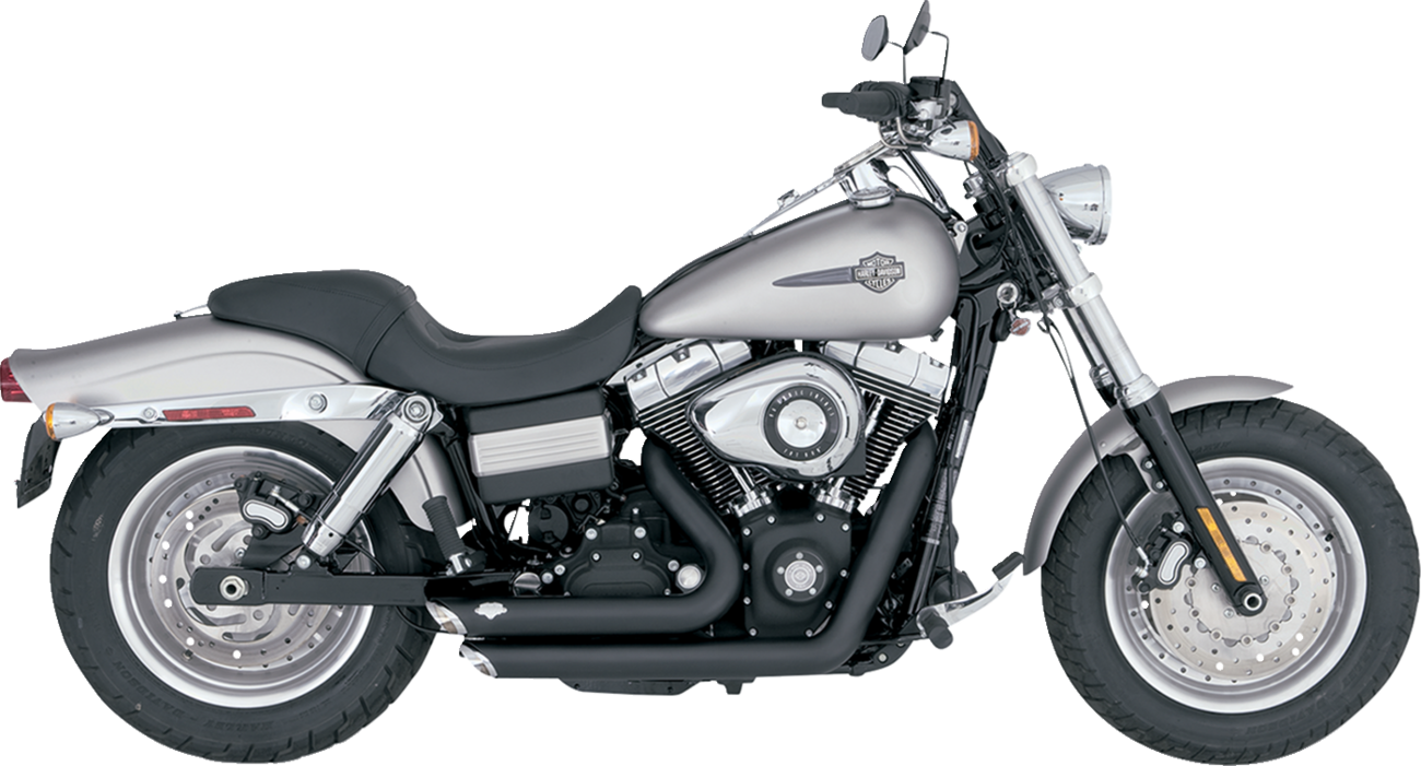 Vance & Hines Shortshots Staggered Exhaust System - Matte Black