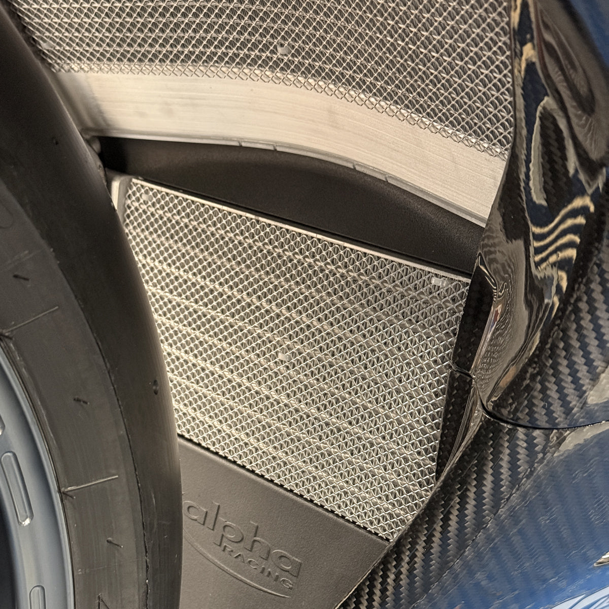 Cover on OEM Radiator