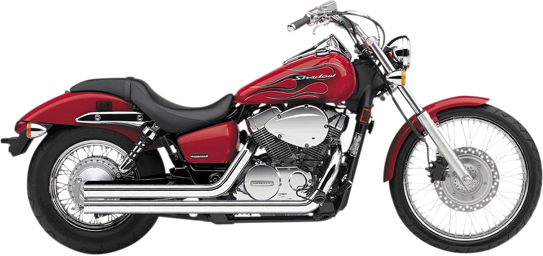 Cobra Streetrod Straight Cut Exhaust System - Chrome