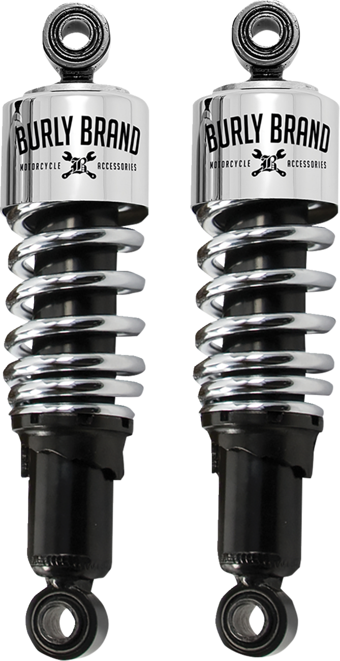 Burly Brand Slammer Shock - 10.5" - Chrome