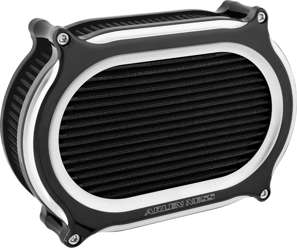 Arlen NESS Stage 2 Oval Air Cleaner Kit - Black