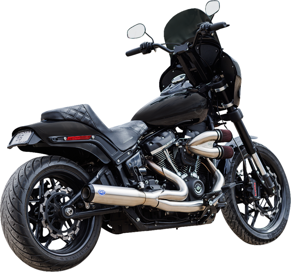 S&S Cycle 2-Into-1 Qualifier Exhaust System