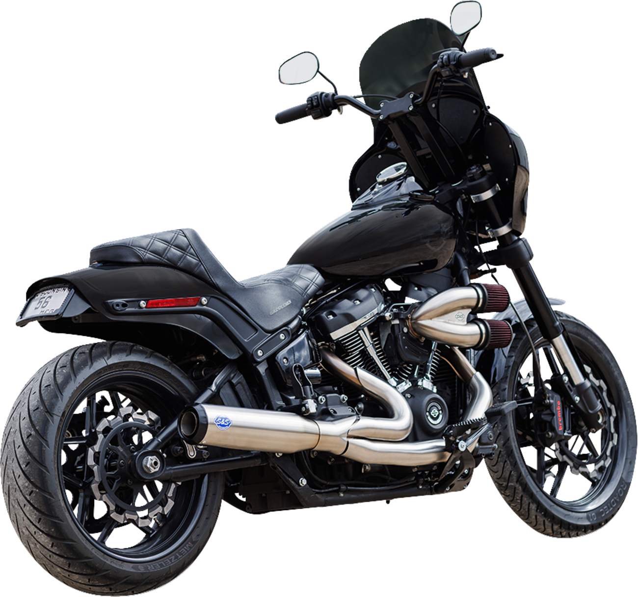 S&S Cycle 2-Into-1 Qualifier Exhaust System