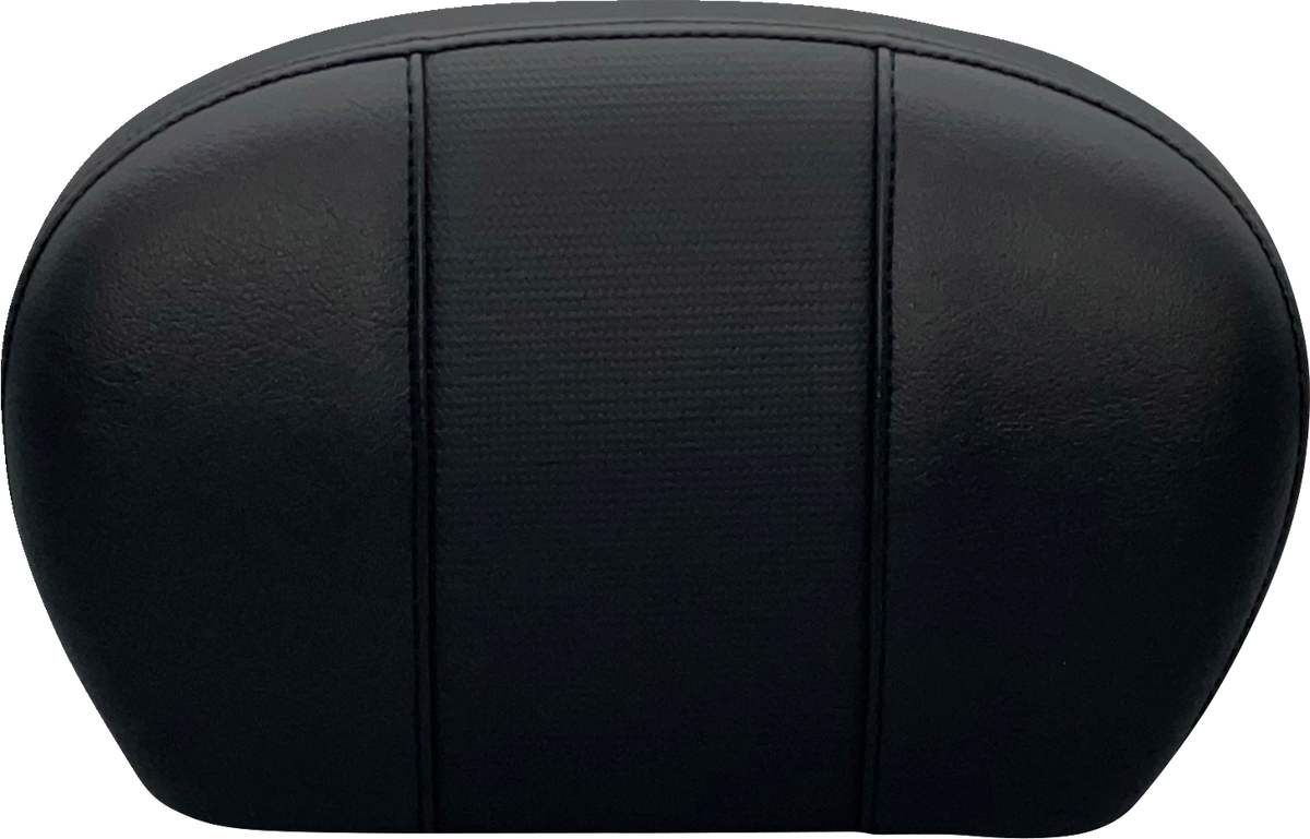 Le Pera Sissy Bar Pad - Large - GT 3/Hr 3 Inlay - Dull Black