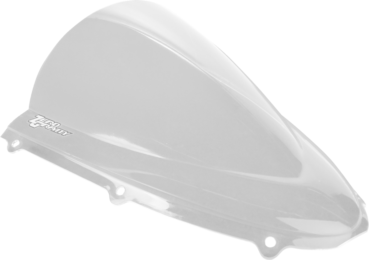 Zero Gravity Double Bubble Windscreen - Clear - ZX6R/RR