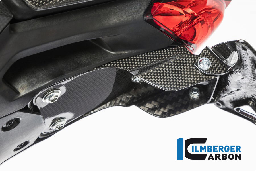 Ilmberger Carbon License Plate Holder Short Ducati Supersport 939 - Gloss