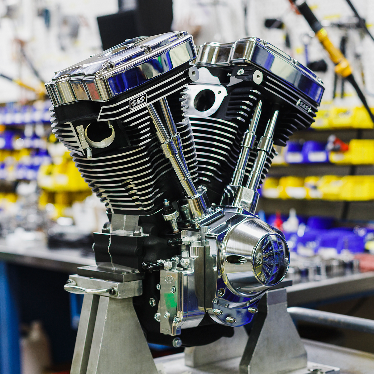 S&S Cycle V124 Long Block Engine