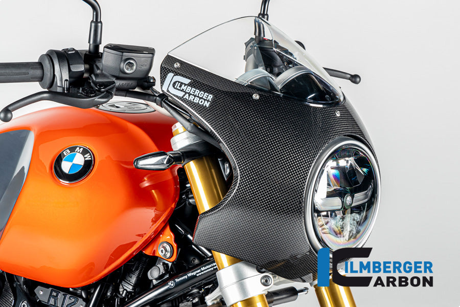 Ilmberger Carbon Headlight Fairing R90S Style BMW R12 NineT - Gloss / Twill