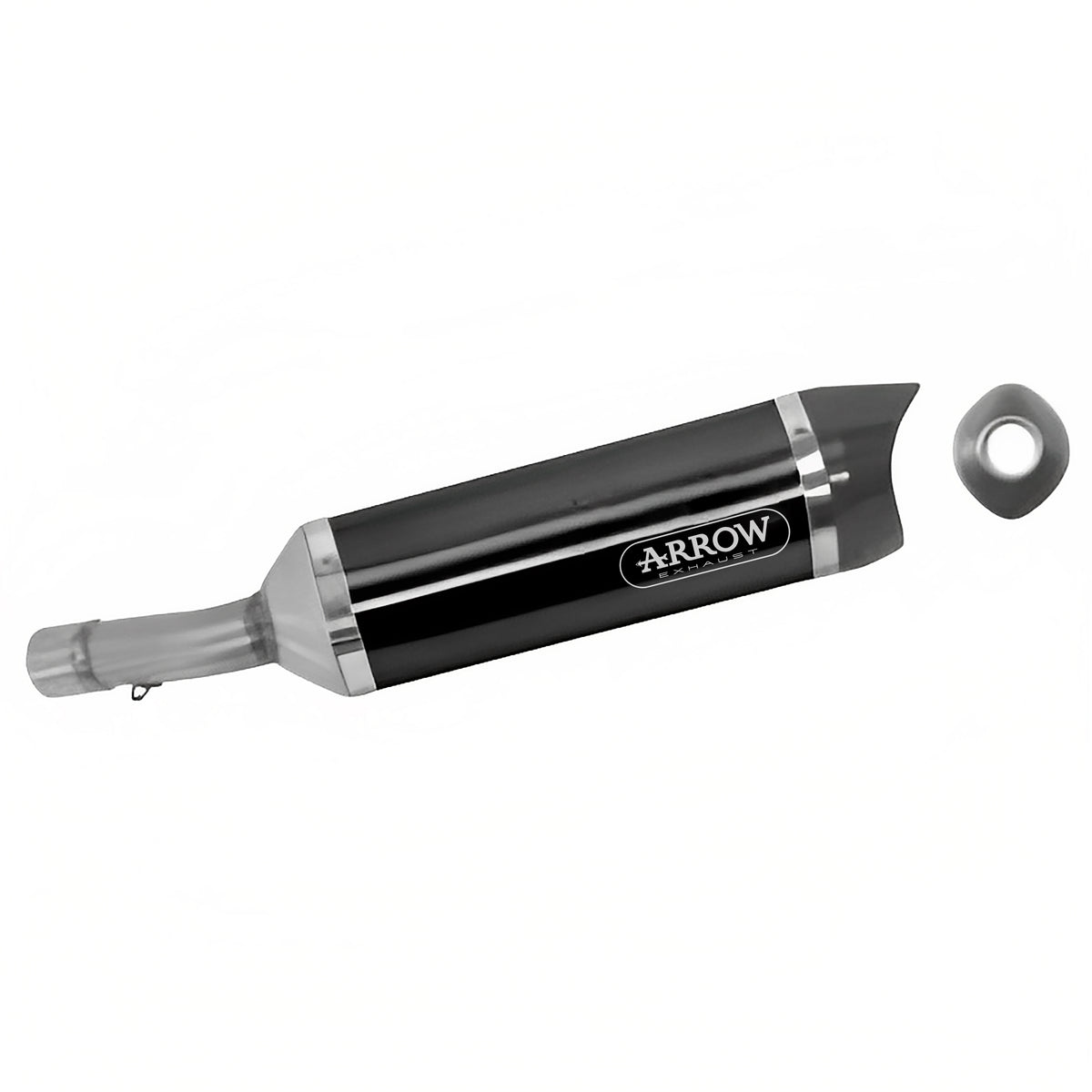 Arrow 71722AKN Street Thunder Aluminium Dark Slip On With Carbon End Cap