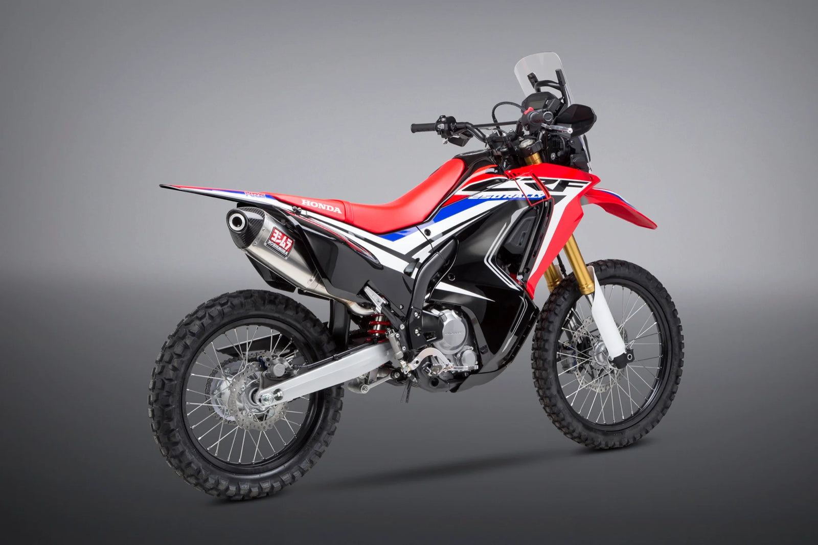Yoshimura CRF250L/Rally 17-20 Race RS-4 Stainless Slip-On Exhaust, W/ Stainless Muffler