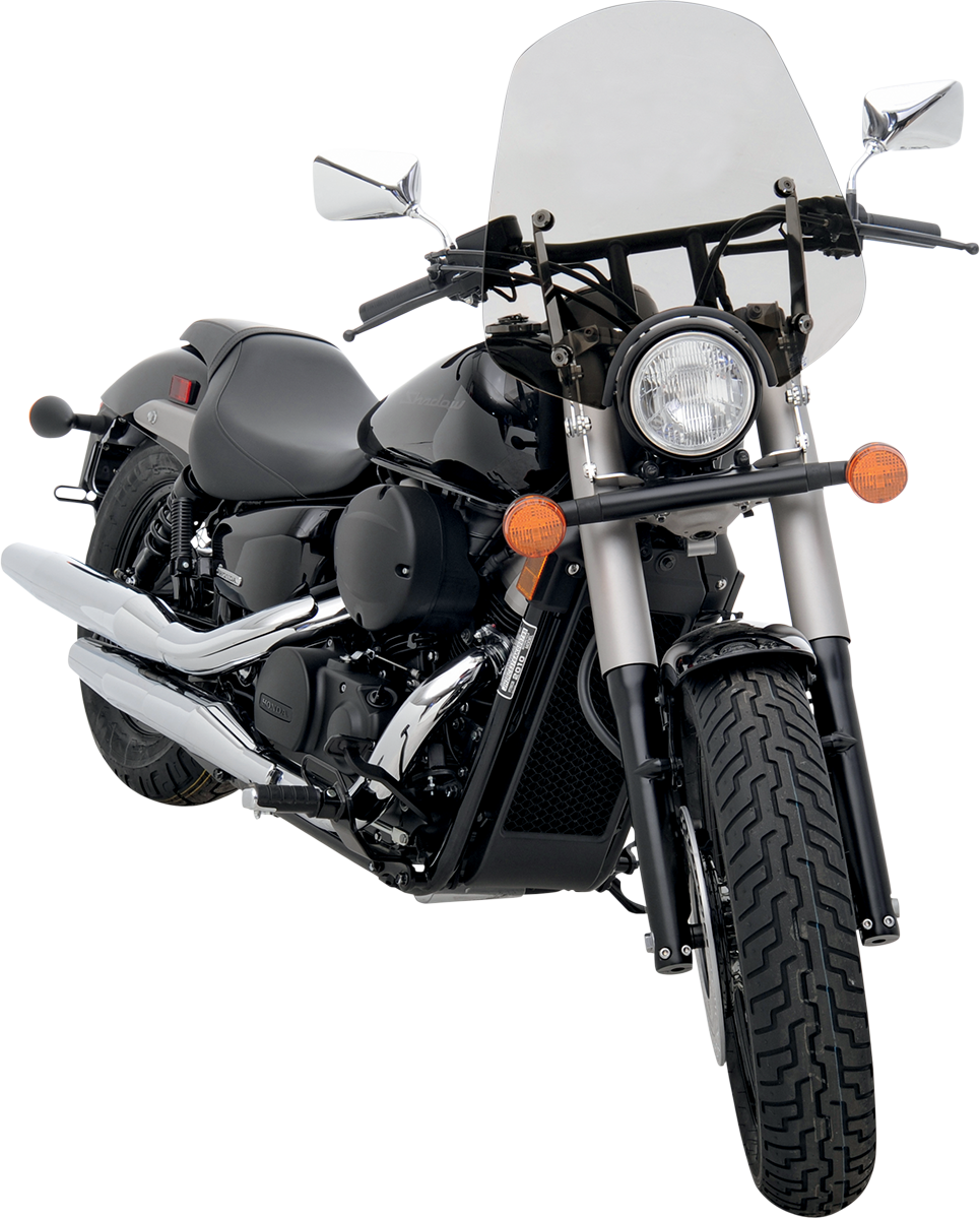 Memphis Shades Pop Top Windshield - 7" Headlight Cut Out - Solar