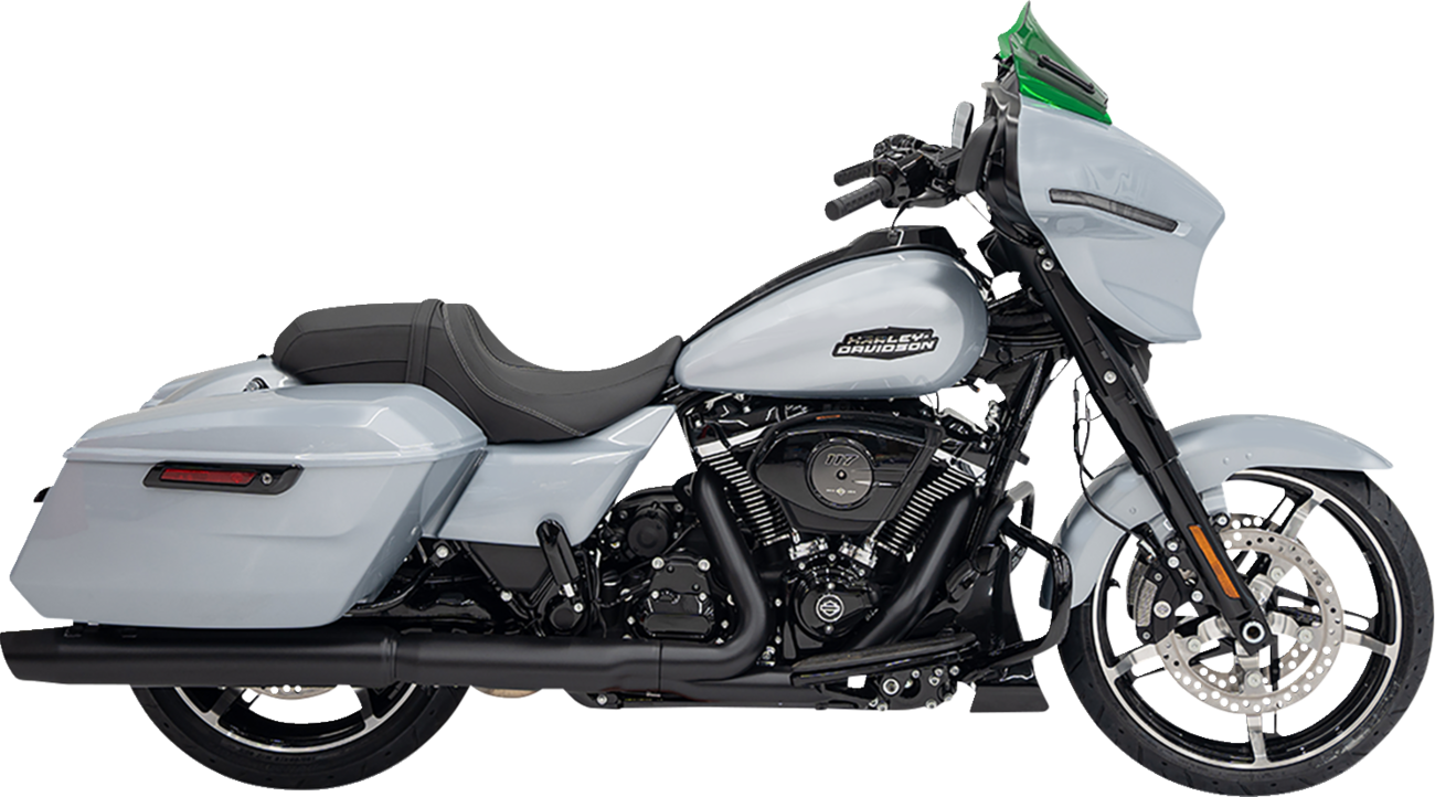 Klock Werks Kolor Flare® Windshield - 8" - Green - '23-'25 FLHX