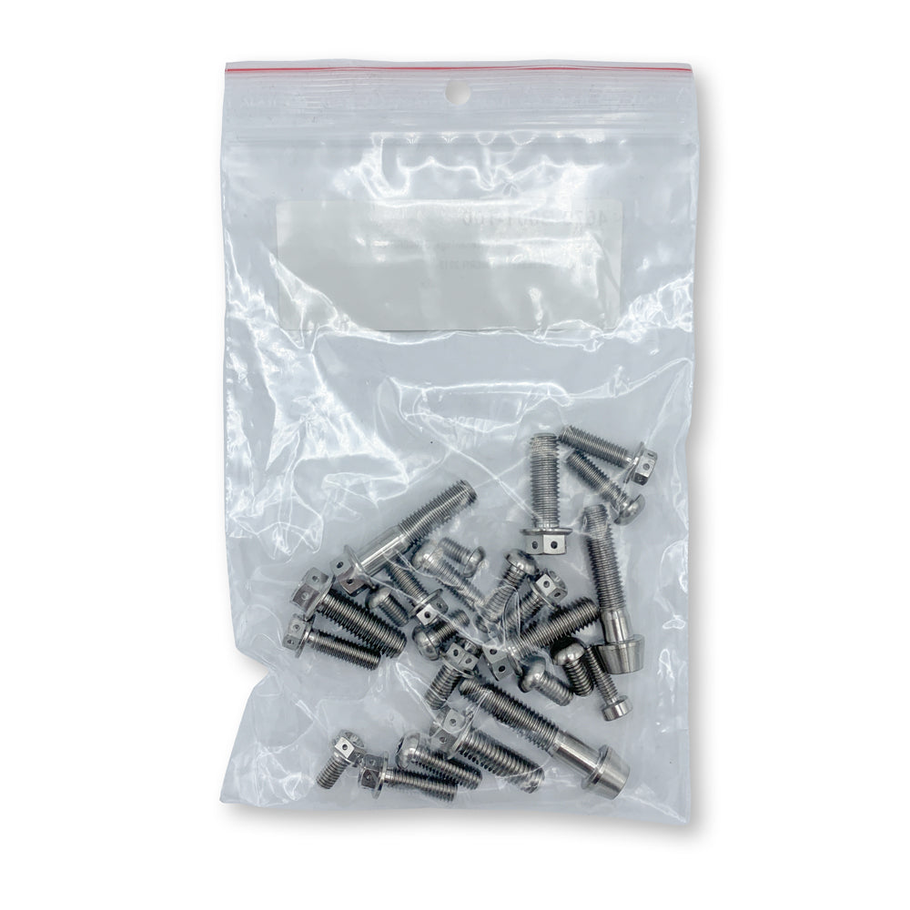 Titanium bolt kit racing rearset SBK
