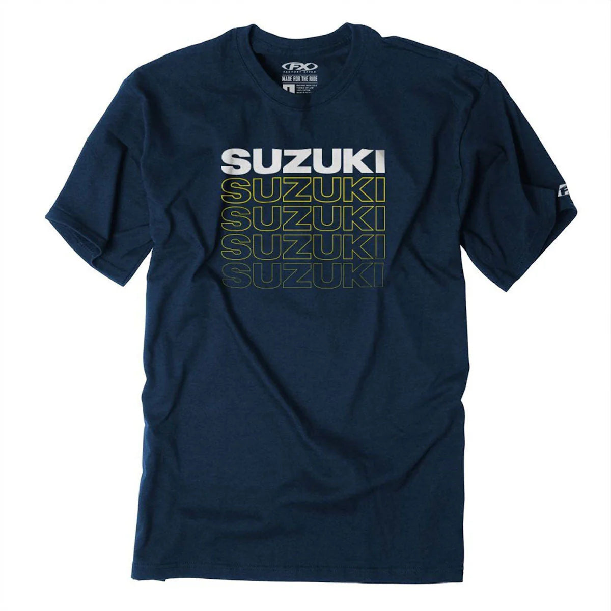 Suzuki Repeat Official Licensed T-Shirt - Navy Blue