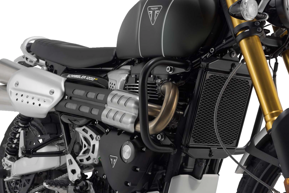 SW-Motech Crash Bar - Left/Right - Black - Triumph - Scrambler