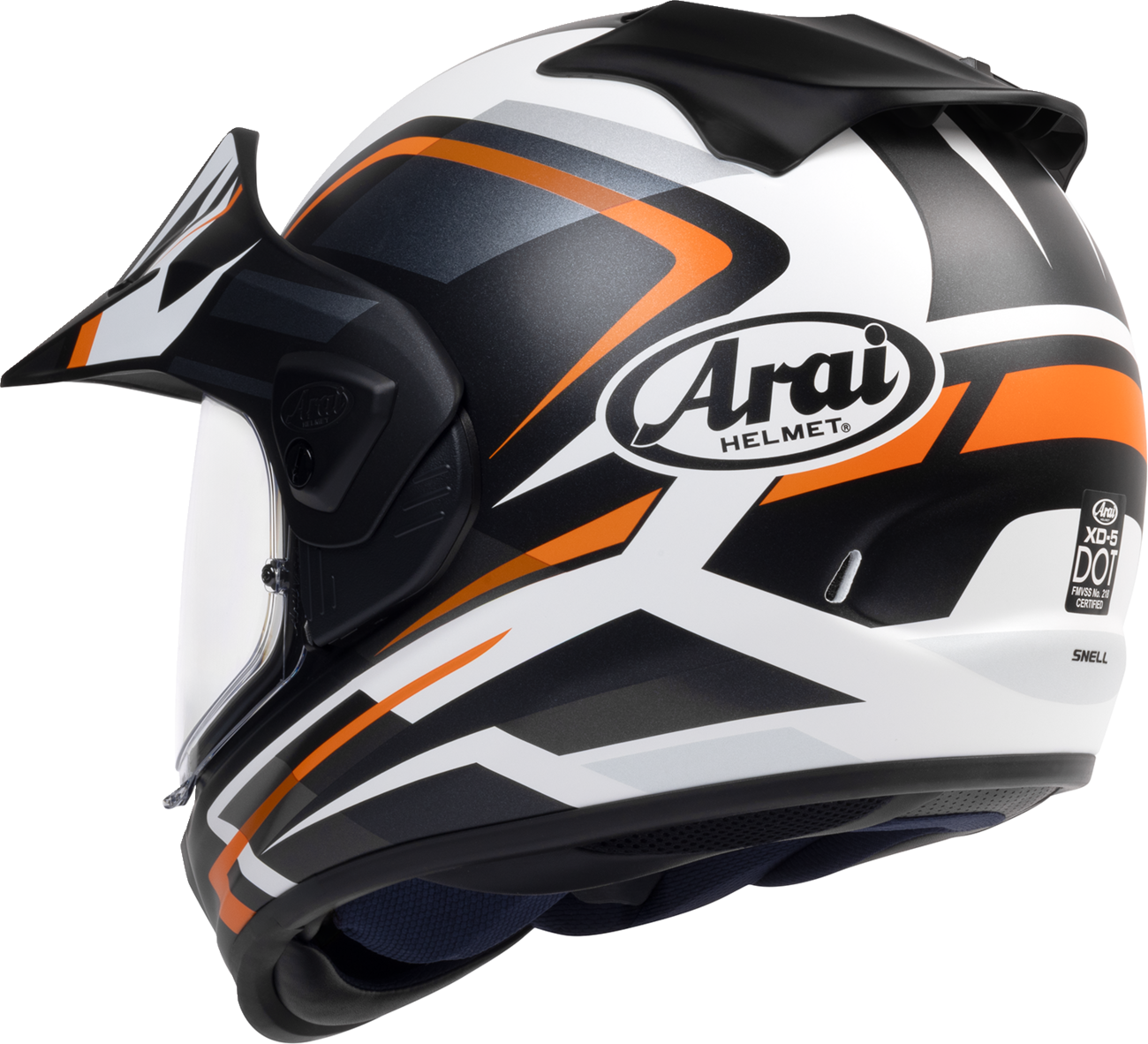 ARAI Helmets XD-5 Discovery Helmet - Black / Matte / Orange / Orange Frost / Silver / White / L