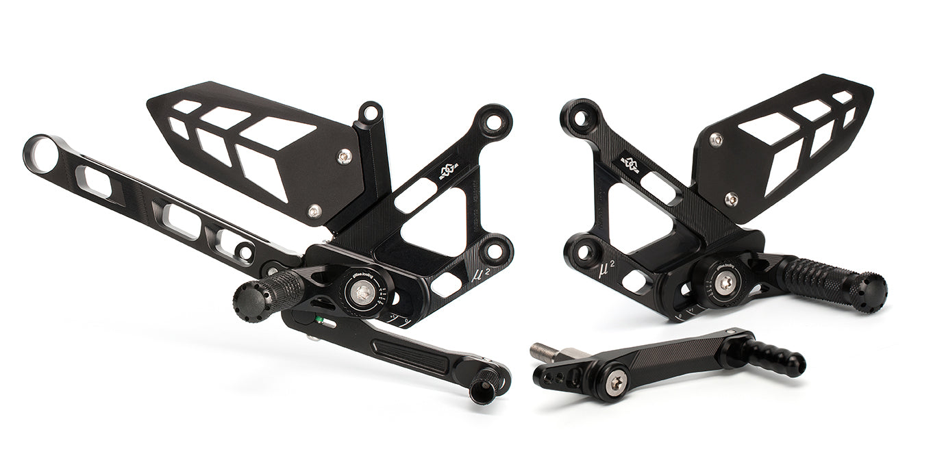 Gilles Tooling Footrest System MUE2 Black