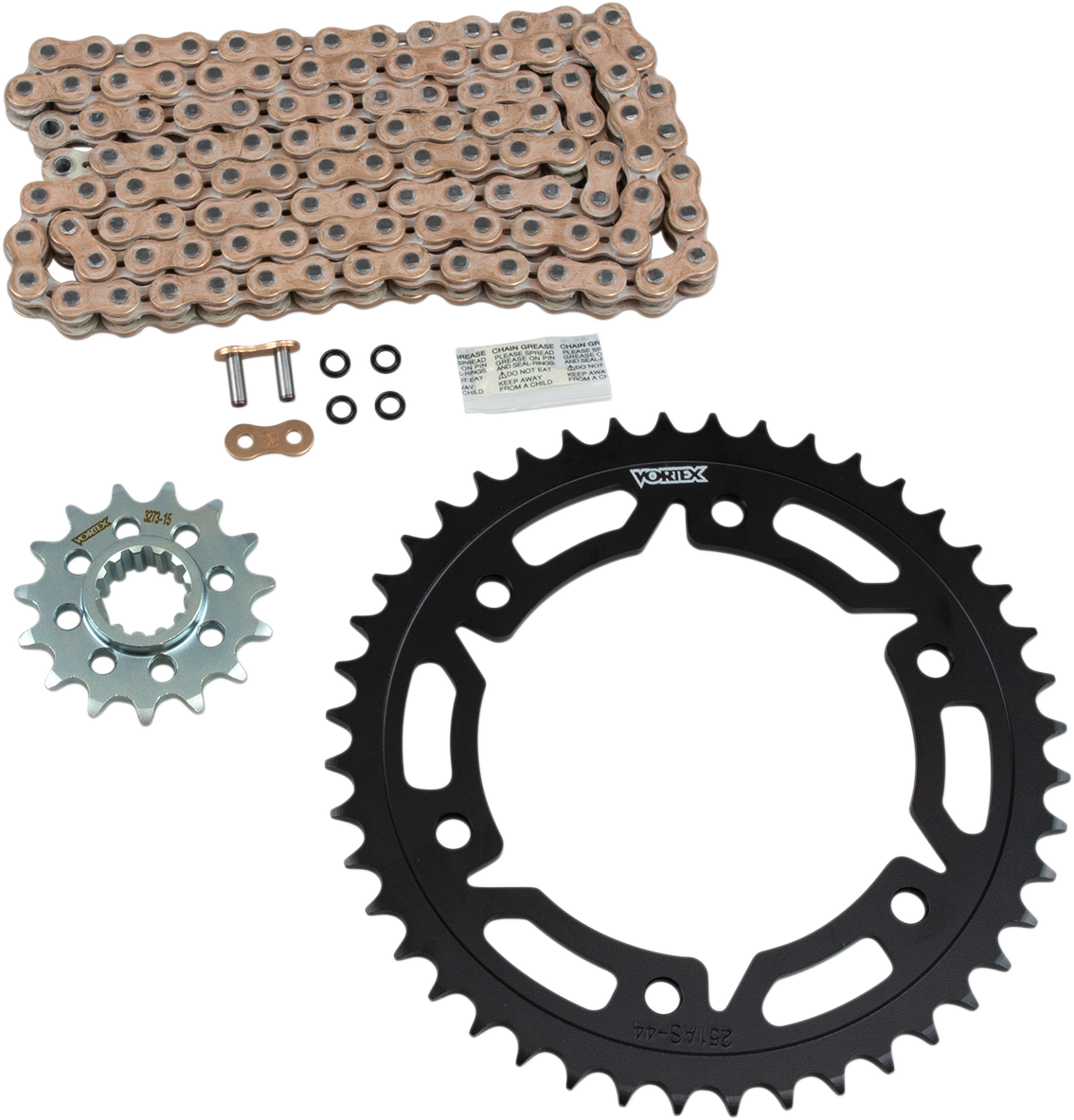Vortex Chain And Sprocket Kit - HFRS - Gold - Honda CBR600RR