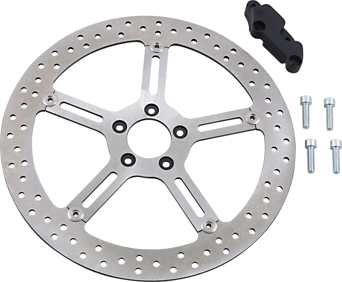 Arlen NESS Big Brake Rotor - 15" - Front Left - Sportster