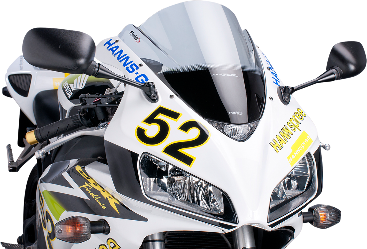 PUIG HI-Tech Parts Race Windscreen - 14-1/2" - Smoke - CBR1000RR