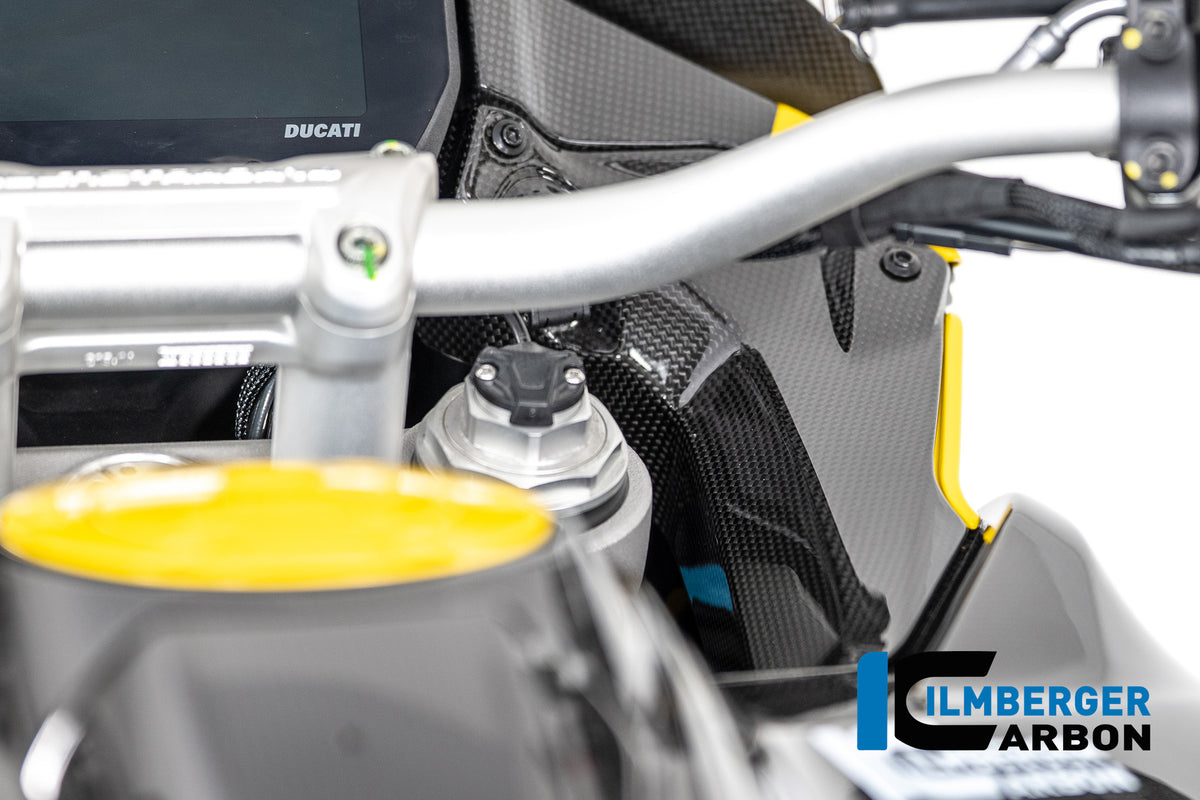 Ilmberger Carbon Left Cockpit Cover Ducati Multistrada V4 2025 - Plain Gloss