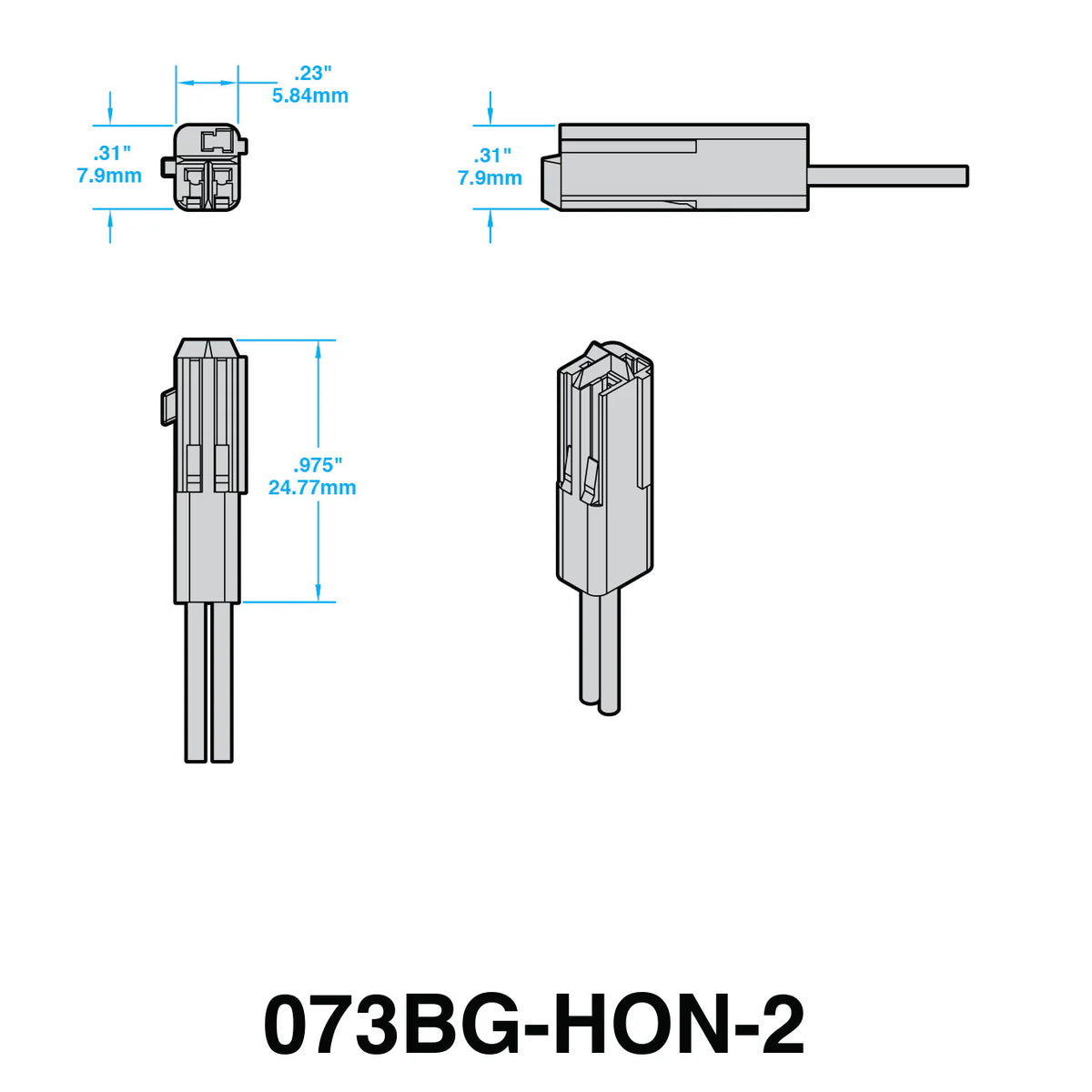 Yoshimura Plug-N-Play Turn Signal Adapters For HONDA (STYLE 2)