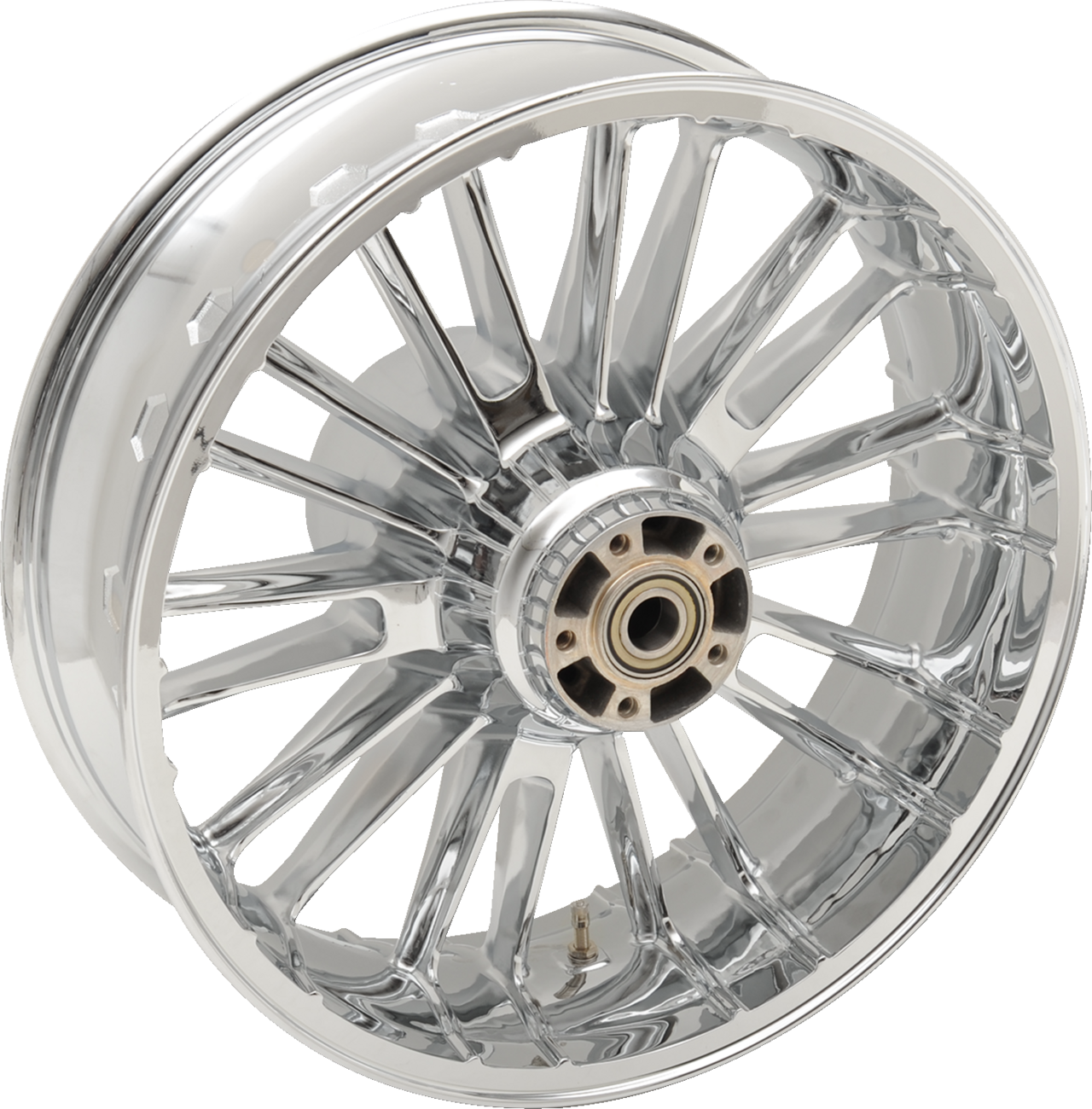 Coastal Moto Wheel - Atlantic 3D - Rear - Single Disc/With ABS - Chrome - 18x5.5