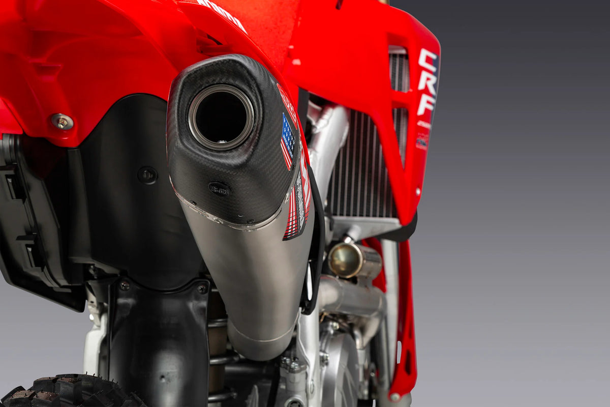 Yoshimura CRF250R/RX 25-26 RS-12 Stainless Full Exhaust, W/ Stainless Muffler