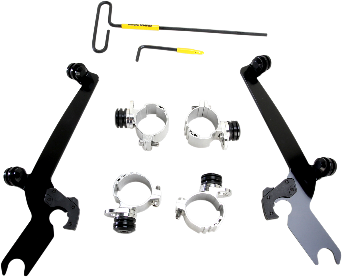 Memphis Shades Sportshield Trigger-Lock Mounting Kit - Black - XL883