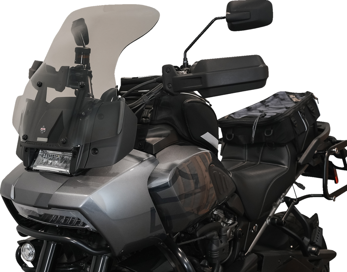Klock Werks Flare® Windshield - 15-1/2" - Tint - '21-'25 Pan America