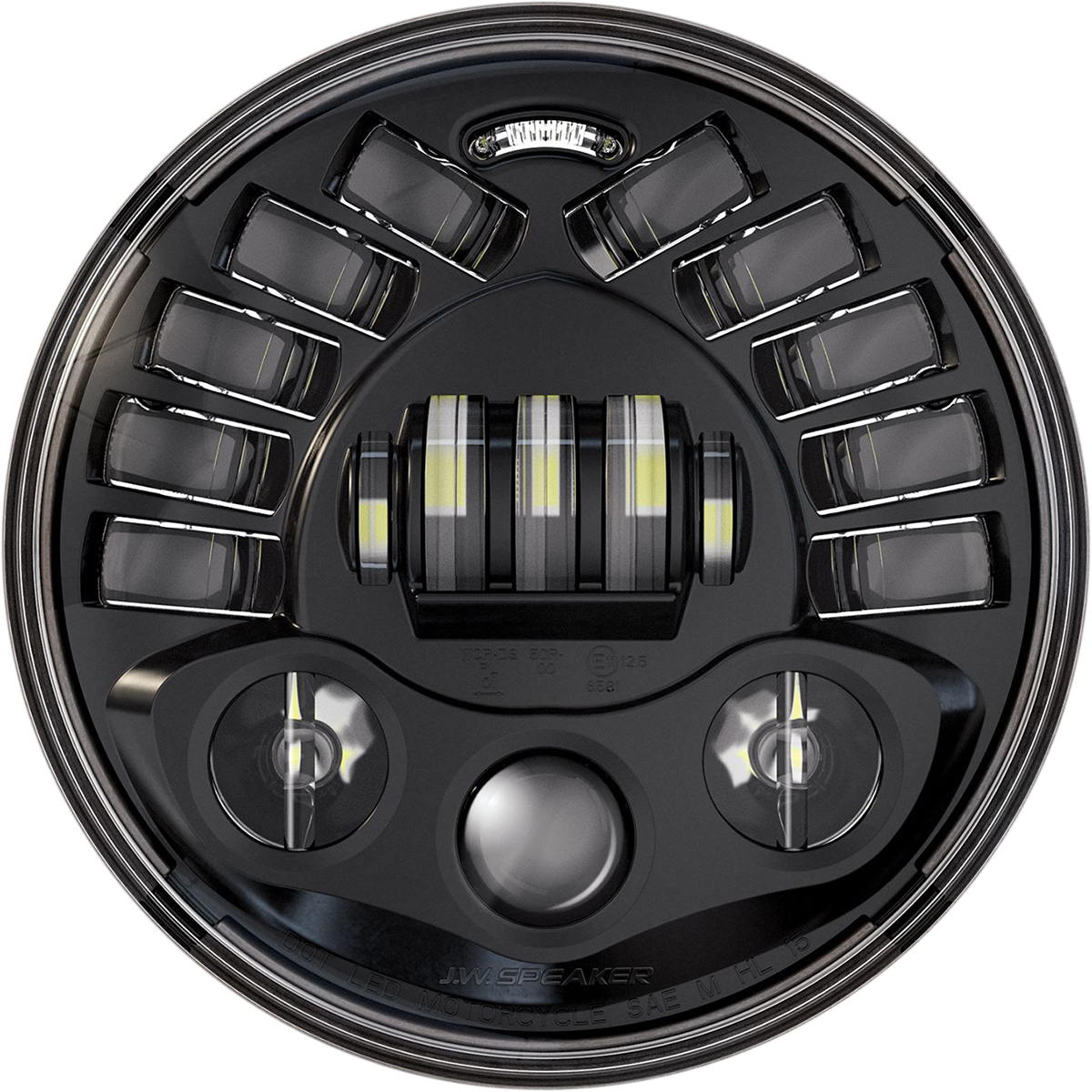 Custom Dynamics 7" Adaptive Headlamp For Indian