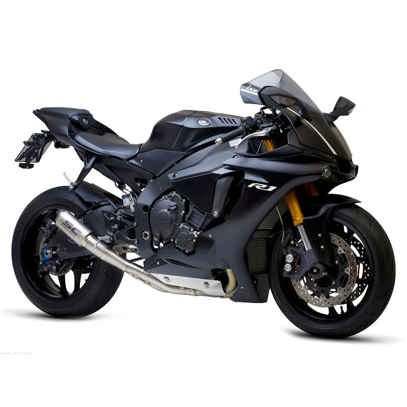 SC Project CR-T Titanium Half Exhaust for Yamaha R1 R1M