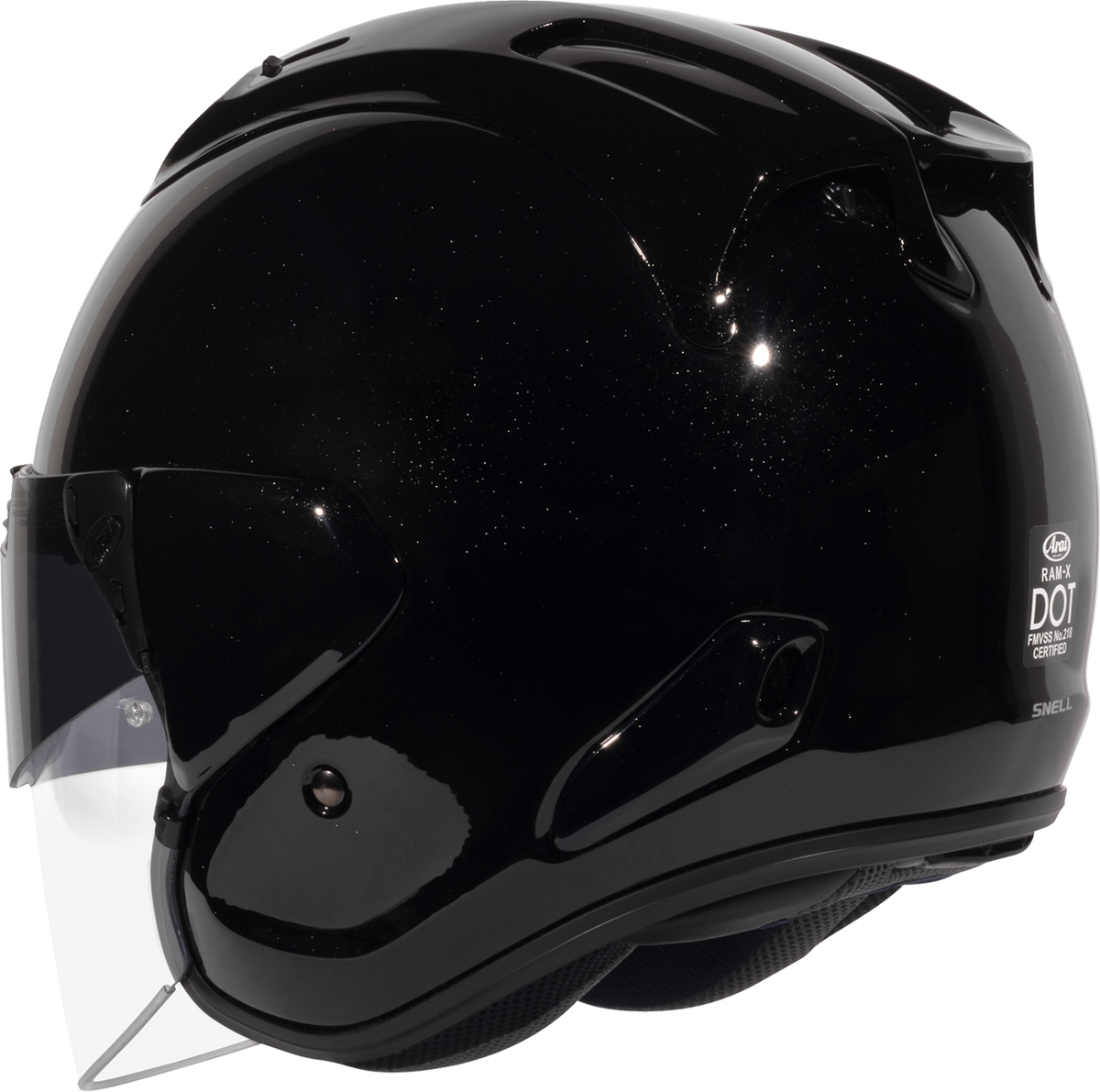 ARAI Helmets Ram-X Helmet - Black / Diamond Black / Gloss / L