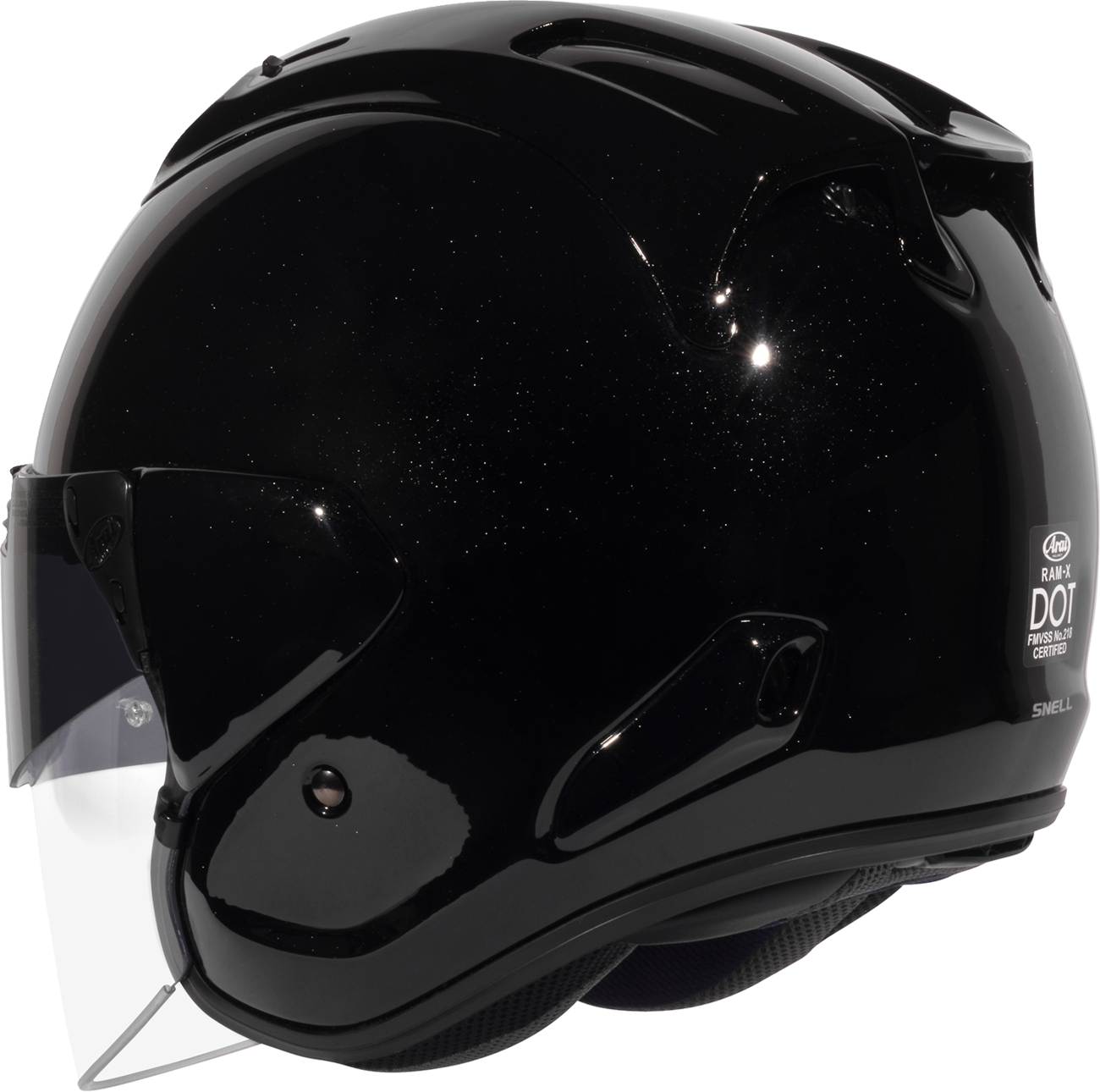 ARAI Helmets Ram-X Helmet - Black / Diamond Black / Gloss / L
