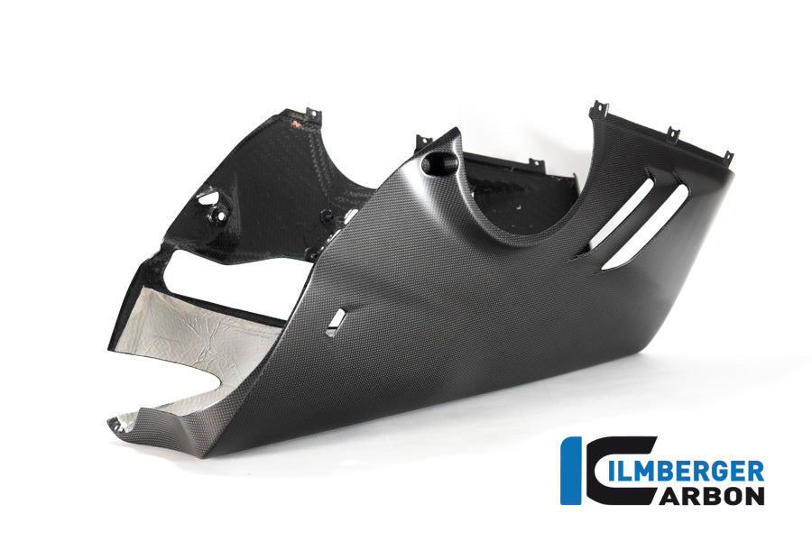 Ilmberger Carbon Belly Pan Ducati Panigale V4 22 For Low Exhaust With Sidestand - Matte