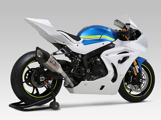 Yoshimura GSX-R1000/R 17-25 Race R-11sq Titanium Full Exhaust, W/ Titanium Muffler