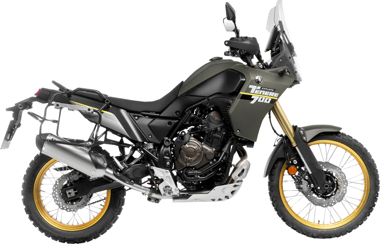 LeoVince LV-14 Slip-On Muffler - Titanium - Yamaha Tenere 700