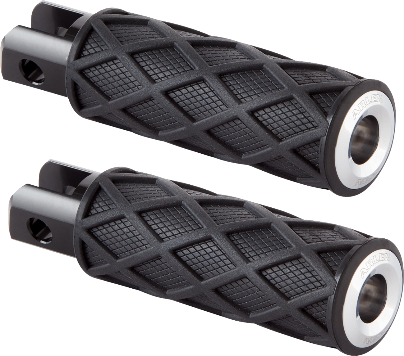 Arlen NESS Diamond Foot Pegs - Driver - Chrome